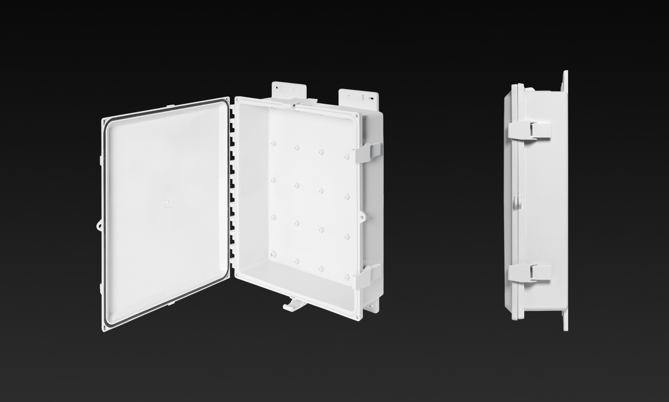 SlimLine Open and side view