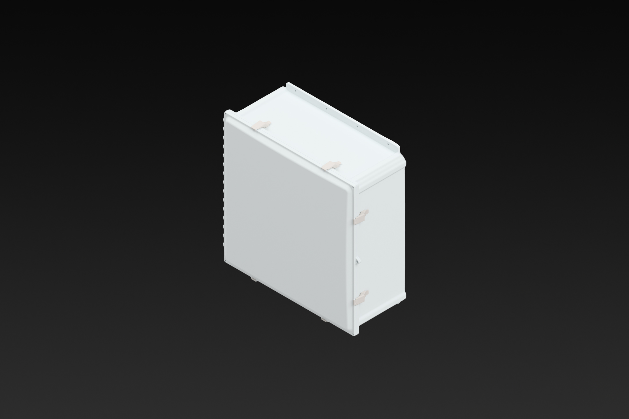 Polycarbonate Enclosure 24 x 24 x 10 Inches Heartland with Stainless Steel Latches  by AttaBox®