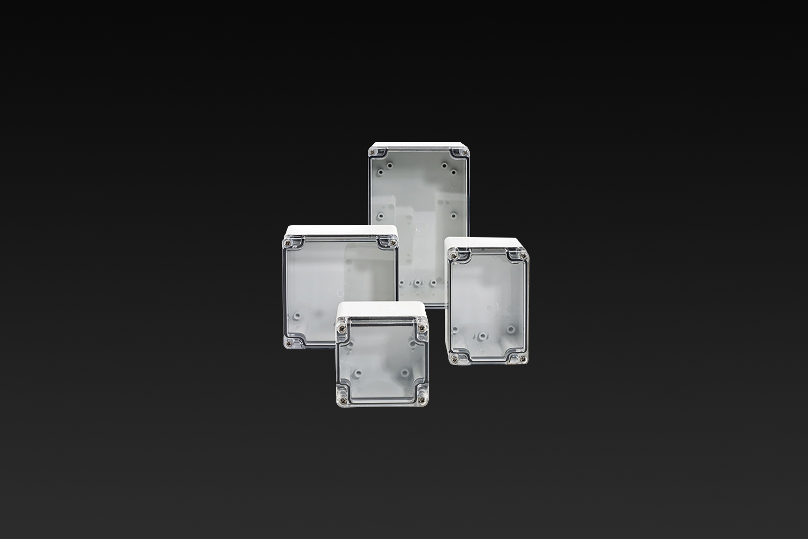 Polycarbonate Enclosure 3 x 2 x 2 Inches BantamBox Clear Cover by AttaBox®